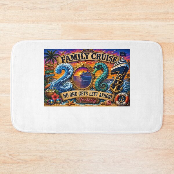 Item preview, TRAVEL COLLECTION - FAMILY CRUISE - 2027 - NO ONE GETS LEFT ASHORE - PROBABLY designed and sold by WheelieGdArt.