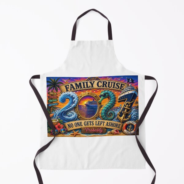 Item preview, TRAVEL COLLECTION - FAMILY CRUISE - 2027 - NO ONE GETS LEFT ASHORE - PROBABLY designed and sold by WheelieGdArt.