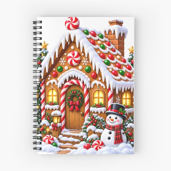 Item preview, Cozy Christmas Gingerbread House designed and sold by TinyWeird.