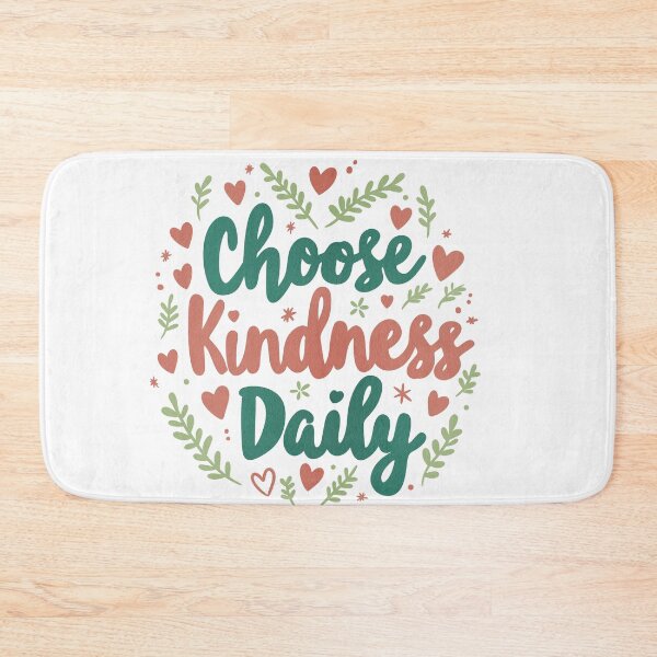 Item preview, Choose Kindness Daily Floral Quote Design designed and sold by DinaArtStudio.