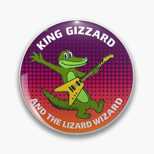 Item preview, King Gizzard and the Lizard Wizard  - Microtonal Gator designed and sold by Q Art & Design .