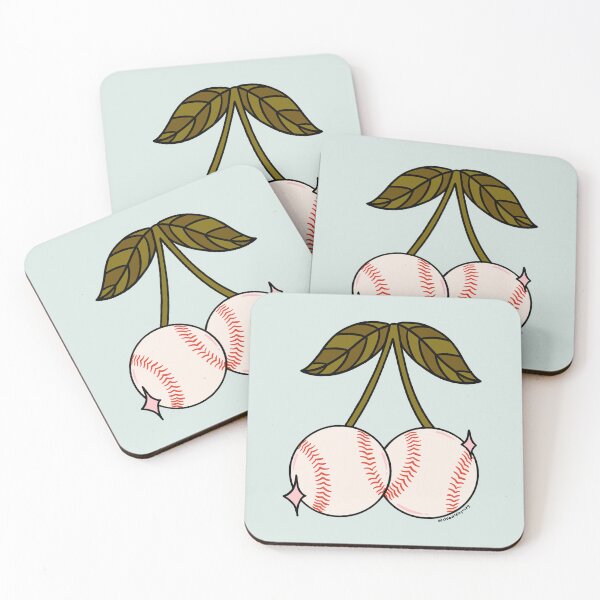 Item preview, Baseball Cherries designed and sold by doodlebymeg.
