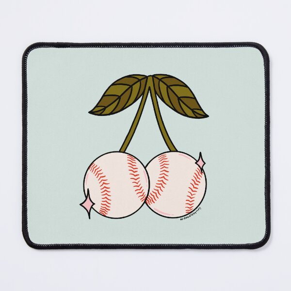 Item preview, Baseball Cherries designed and sold by doodlebymeg.