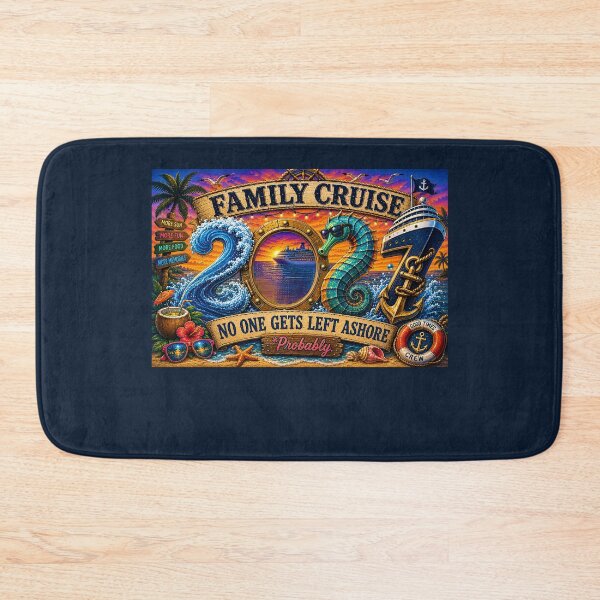 Item preview, TRAVEL COLLECTION - FAMILY CRUISE - 2027 - NO ONE GETS LEFT ASHORE - PROBABLY v2 designed and sold by WheelieGdArt.