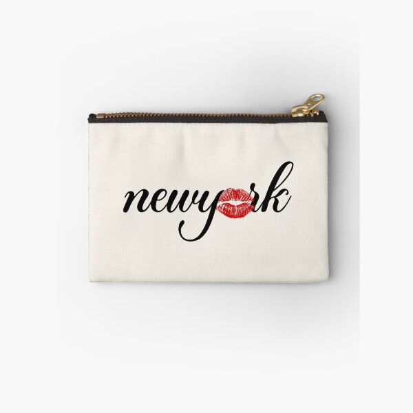 Item preview, New York City Lip Print Kiss Retro Lettering designed and sold by FemmePod.