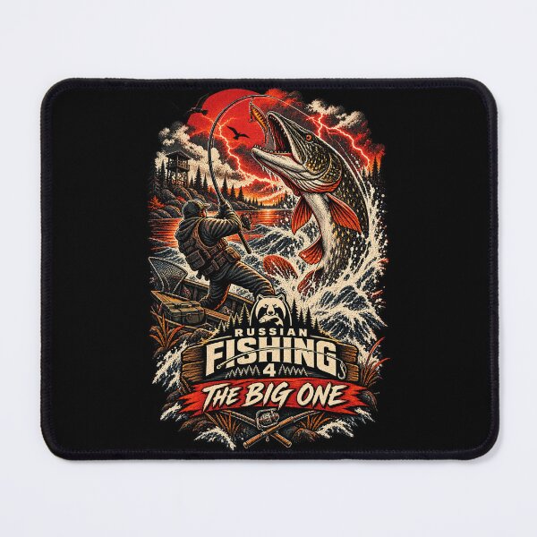 Item preview, The Big One Giant Pike Strike designed and sold by Gabriela Mihai.