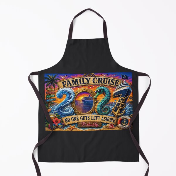 Item preview, TRAVEL COLLECTION - FAMILY CRUISE - 2027 - NO ONE GETS LEFT ASHORE - PROBABLY v3 designed and sold by WheelieGdArt.