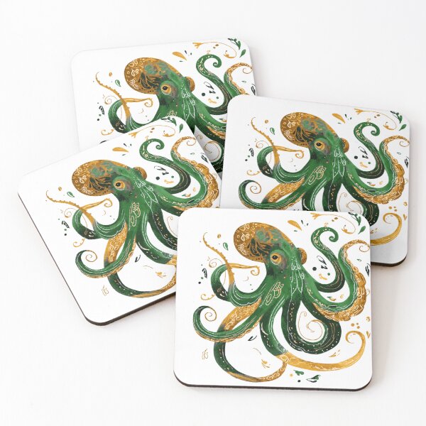 Item preview, octopus mardi grad bayou moss designed and sold by PhiloDoh.