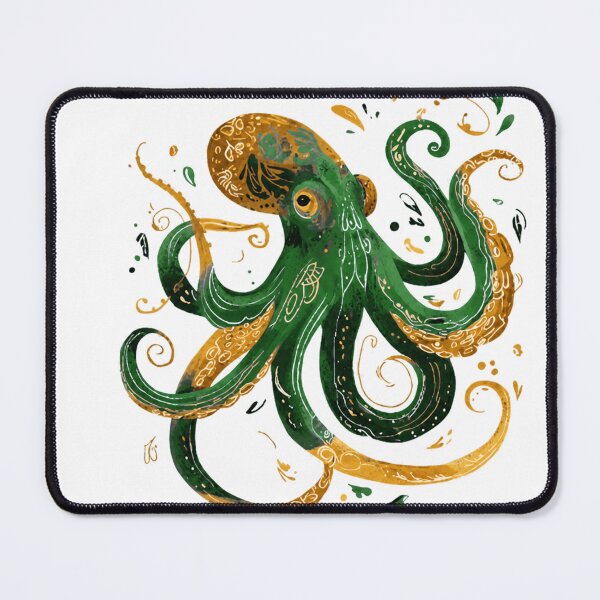 Item preview, octopus mardi grad bayou moss designed and sold by PhiloDoh.