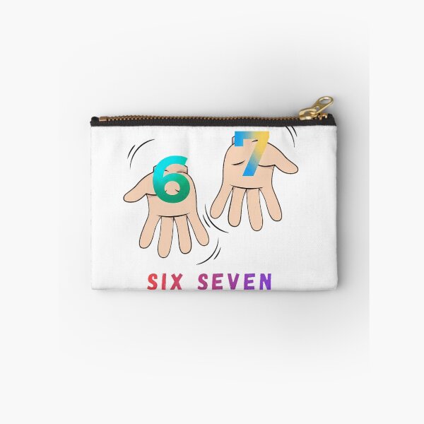 Item preview, Six Seven 67 Meme Streetwear Hand Sign - Light Edition designed and sold by JulSaMar03.