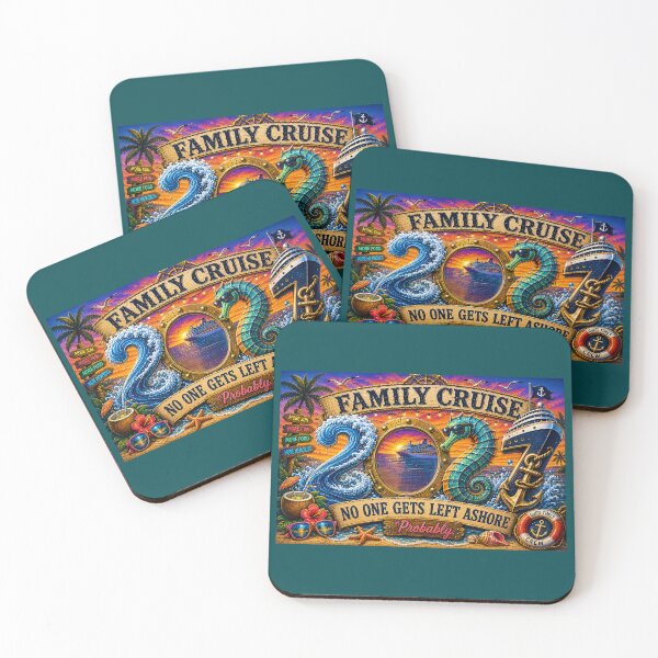 Item preview, TRAVEL COLLECTION - FAMILY CRUISE - 2027 - NO ONE GETS LEFT ASHORE - PROBABLY v4 designed and sold by WheelieGdArt.