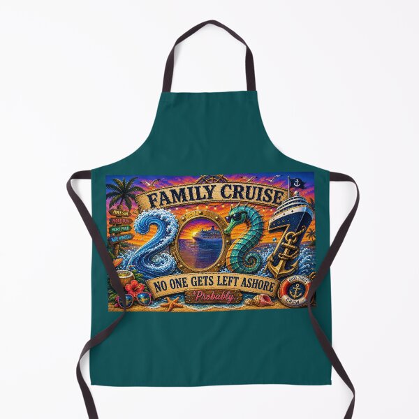 Item preview, TRAVEL COLLECTION - FAMILY CRUISE - 2027 - NO ONE GETS LEFT ASHORE - PROBABLY v4 designed and sold by WheelieGdArt.