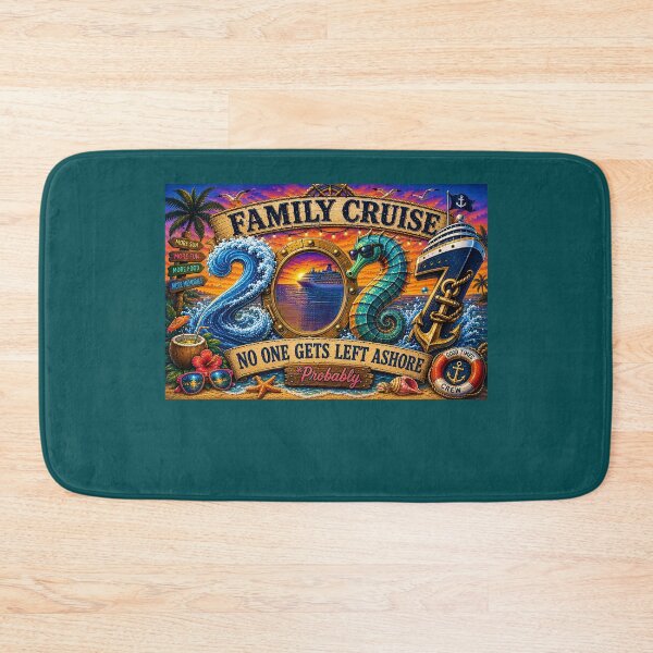 Item preview, TRAVEL COLLECTION - FAMILY CRUISE - 2027 - NO ONE GETS LEFT ASHORE - PROBABLY v4 designed and sold by WheelieGdArt.