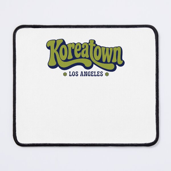 Item preview, Retro Koreatown Los Angeles 70s Groovy Typography Design designed and sold by julimarks.