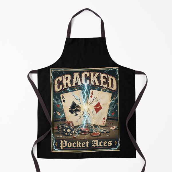 Item preview, Aces Cracked - Texas Hold'em Bad Beat Poker designed and sold by ScenicRoute66.