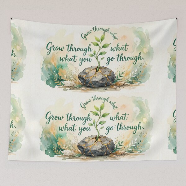 Item preview, 1 Grow Throught What You Go Through designed and sold by ART ATTACK ZONE.