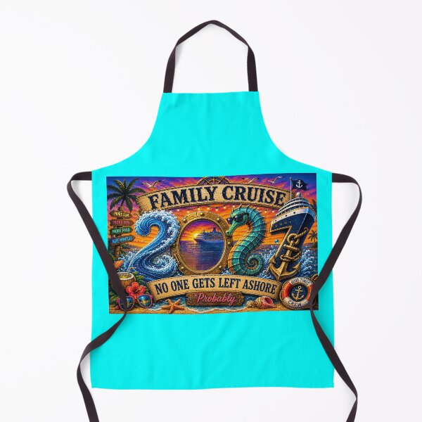 Item preview, TRAVEL COLLECTION - FAMILY CRUISE - 2027 - NO ONE GETS LEFT ASHORE - PROBABLY v5 designed and sold by WheelieGdArt.