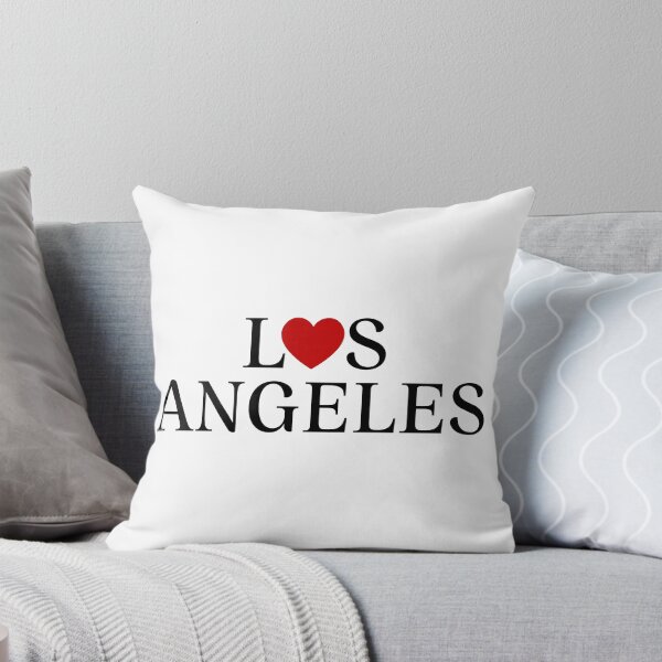 Item preview, Los Angeles City Love Red Heart Minimalist Typography designed and sold by FemmePod.