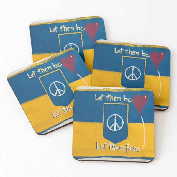 Item preview, Let them be, Let them free - Art for peace and freedom designed and sold by Graffystyle.