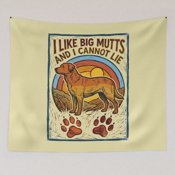Item preview, I Like Big Mutts Funny Dog Lover Quote designed and sold by d247.
