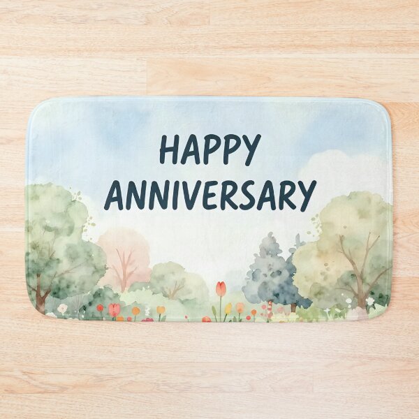 Item preview, Happy Anniversary – Romantic Spring Garden Love designed and sold by Nomad-Maynard.