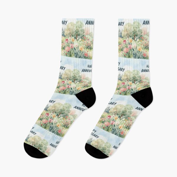 Item preview, Happy Anniversary – Romantic Spring Garden Love designed and sold by Nomad-Maynard.