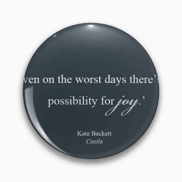 Item preview, Kate Beckett quote designed and sold by CaskettsDesigns.