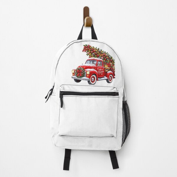 Item preview, Vintage Red Christmas Truck designed and sold by TinyWeird.