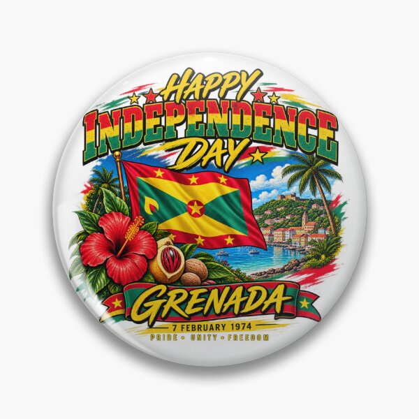 Item preview, Happy Grenada Independence Day 1974 designed and sold by timiparkerart.
