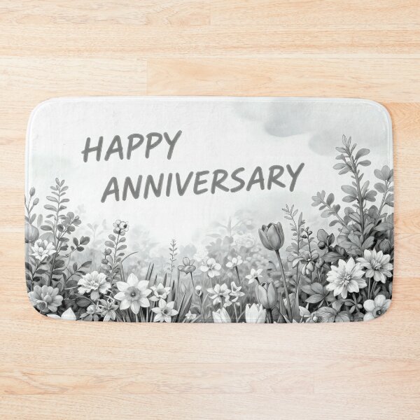 Item preview, Happy Anniversary – Romantic Spring Garden Love designed and sold by Nomad-Maynard.
