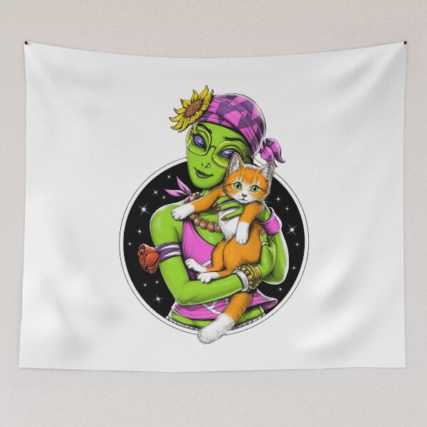 Item preview, Alien Cat Lover designed and sold by underheaven.
