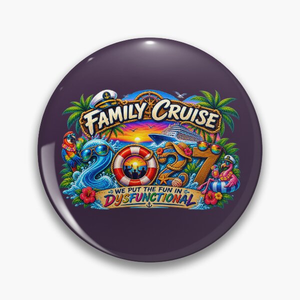 Item preview, TRAVEL COLLECTION - FAMILY CRUISE - 2027 - WE PUT THE FUN IN DYSFUNCTIONAL v2 designed and sold by WheelieGdArt.