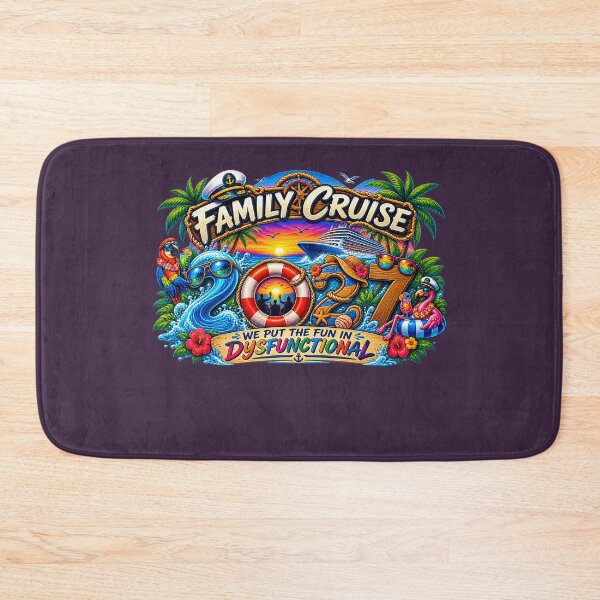 Item preview, TRAVEL COLLECTION - FAMILY CRUISE - 2027 - WE PUT THE FUN IN DYSFUNCTIONAL v2 designed and sold by WheelieGdArt.