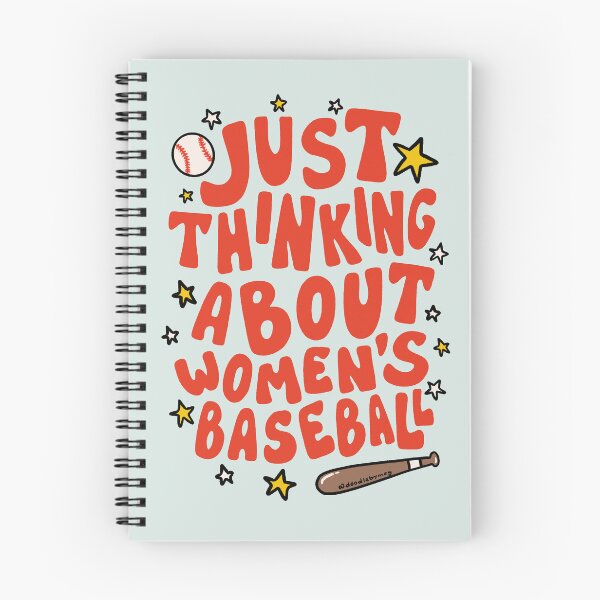 Item preview, Just Thinking About Women's Baseball designed and sold by doodlebymeg.