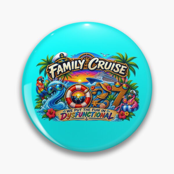 Item preview, TRAVEL COLLECTION - FAMILY CRUISE - 2027 - WE PUT THE FUN IN DYSFUNCTIONAL v3 designed and sold by WheelieGdArt.