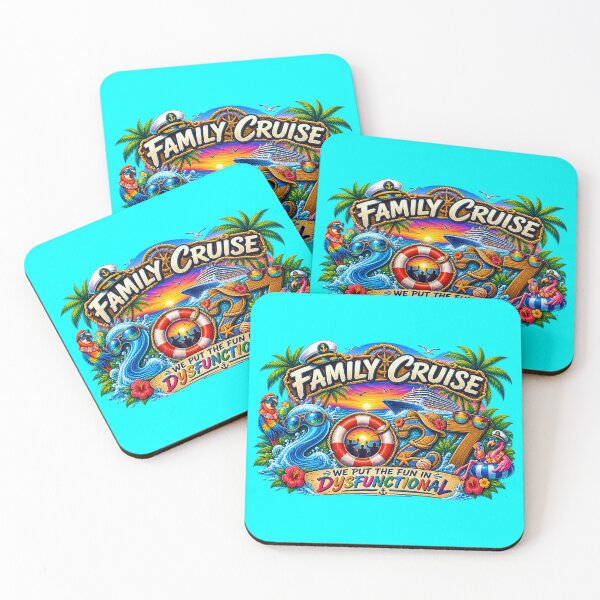 Item preview, TRAVEL COLLECTION - FAMILY CRUISE - 2027 - WE PUT THE FUN IN DYSFUNCTIONAL v3 designed and sold by WheelieGdArt.