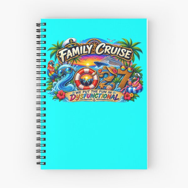 Item preview, TRAVEL COLLECTION - FAMILY CRUISE - 2027 - WE PUT THE FUN IN DYSFUNCTIONAL v3 designed and sold by WheelieGdArt.