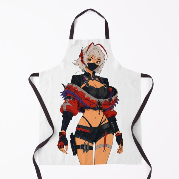 Item preview, Masked Punk Assassin – Retro Cartoon Pin-Up designed and sold by Hollow Moon Studios..
