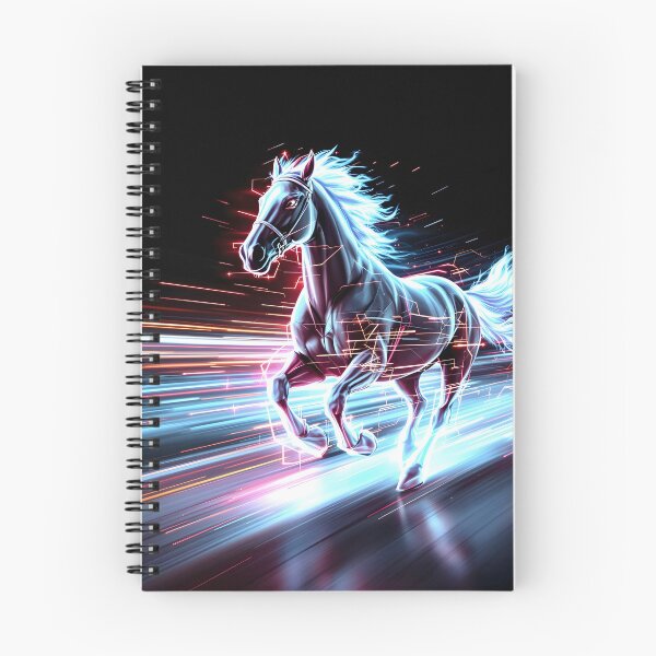 Artikelvorschau, Entfessle deine Kraft – Neon Running Horse entworfen und verkauft von ZykeArt.