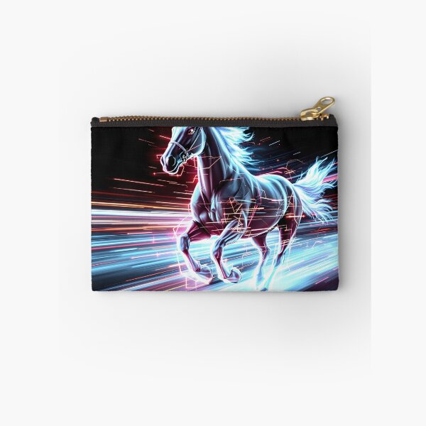 Item preview, Unleash Your Power - Neon Running Horse designed and sold by ZykeArt.