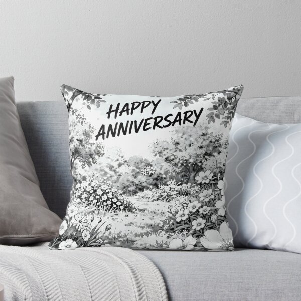 Item preview, Happy Anniversary – Romantic Spring Garden Love designed and sold by Nomad-Maynard.