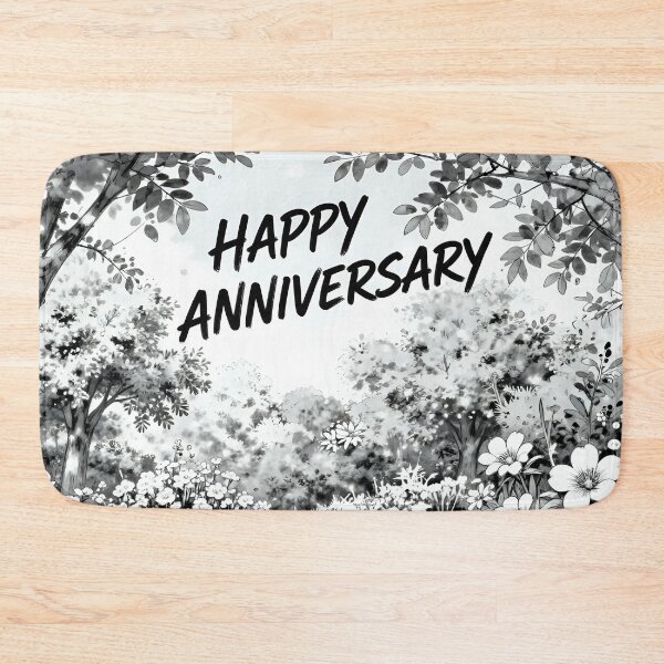 Item preview, Happy Anniversary – Romantic Spring Garden Love designed and sold by Nomad-Maynard.