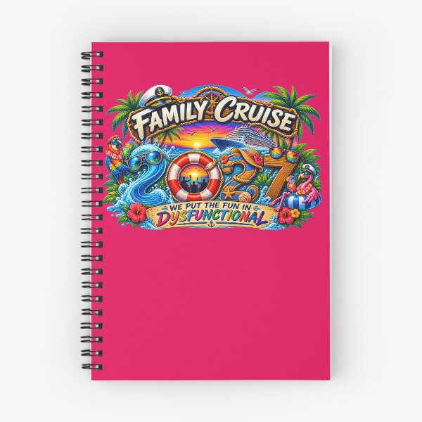 Item preview, TRAVEL COLLECTION - FAMILY CRUISE - 2027 - WE PUT THE FUN IN DYSFUNCTIONAL v4 designed and sold by WheelieGdArt.
