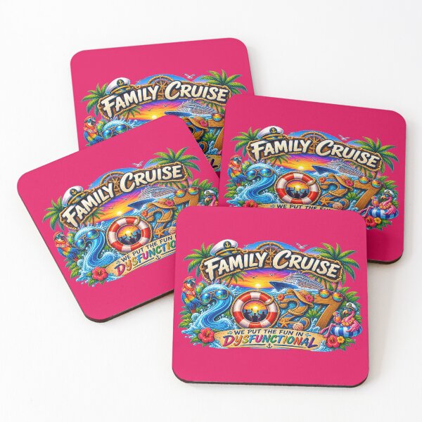 Item preview, TRAVEL COLLECTION - FAMILY CRUISE - 2027 - WE PUT THE FUN IN DYSFUNCTIONAL v4 designed and sold by WheelieGdArt.