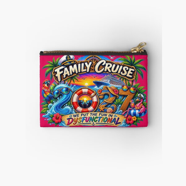 Item preview, TRAVEL COLLECTION - FAMILY CRUISE - 2027 - WE PUT THE FUN IN DYSFUNCTIONAL v4 designed and sold by WheelieGdArt.