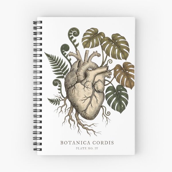 Item preview, Botanical Anatomical Heart Monstera Roots Vintage Plant Lover Art designed and sold by WorldShop17.