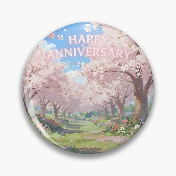 Item preview, Happy Anniversary – Romantic Spring Garden Love designed and sold by Nomad-Maynard.