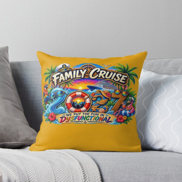 Item preview, TRAVEL COLLECTION - FAMILY CRUISE - 2027 - WE PUT THE FUN IN DYSFUNCTIONAL v5 designed and sold by WheelieGdArt.