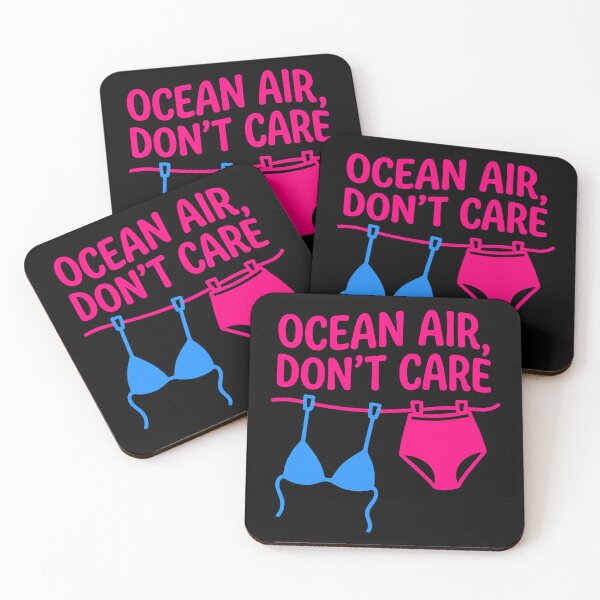 Item preview, Ocean Air Don't Care - Retro Neon 90s Beach Vacation designed and sold by MavtM.