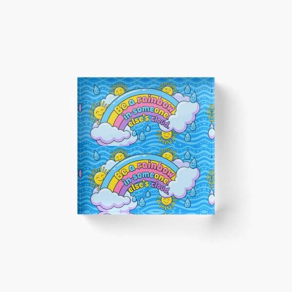 Item preview, Be a Rainbow In Someone Else Cloud 1 designed and sold by ART ATTACK ZONE.
